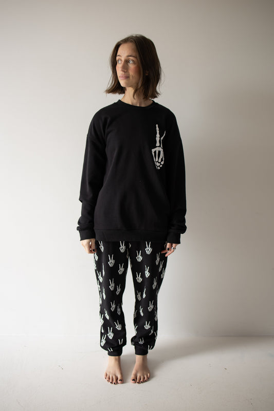Women's Sweat Set | Midnight Skelly