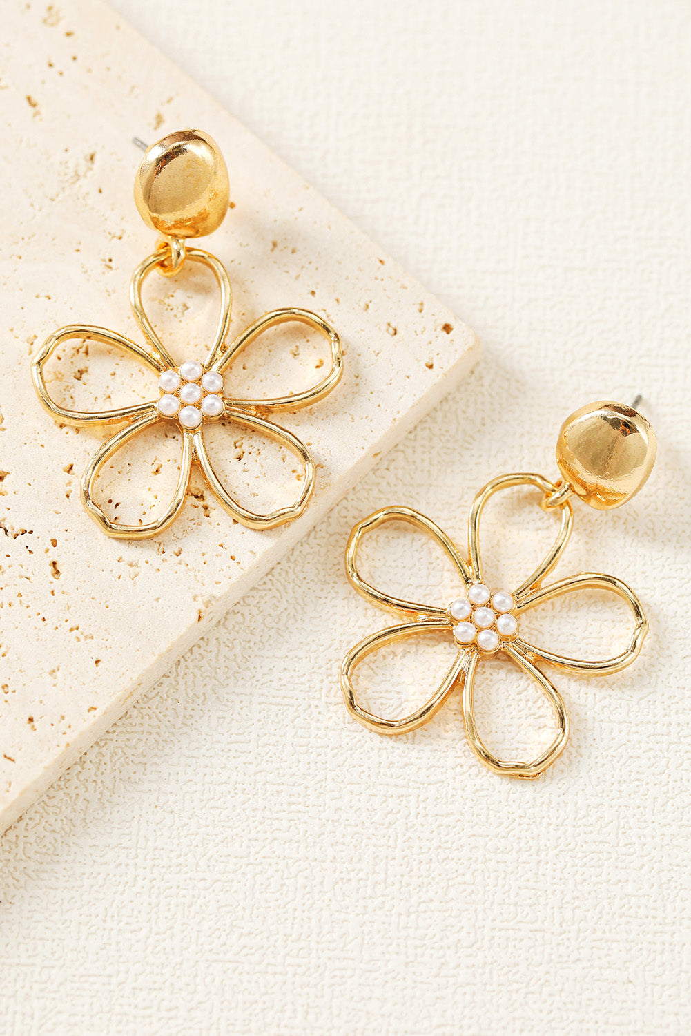 Kendall Pearl Decor Stud Earrings