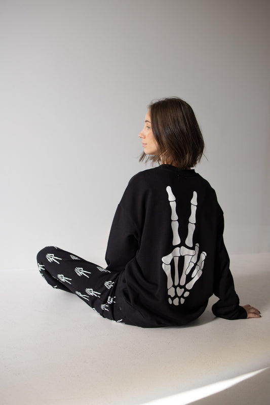 Women's Sweat Set | Midnight Skelly