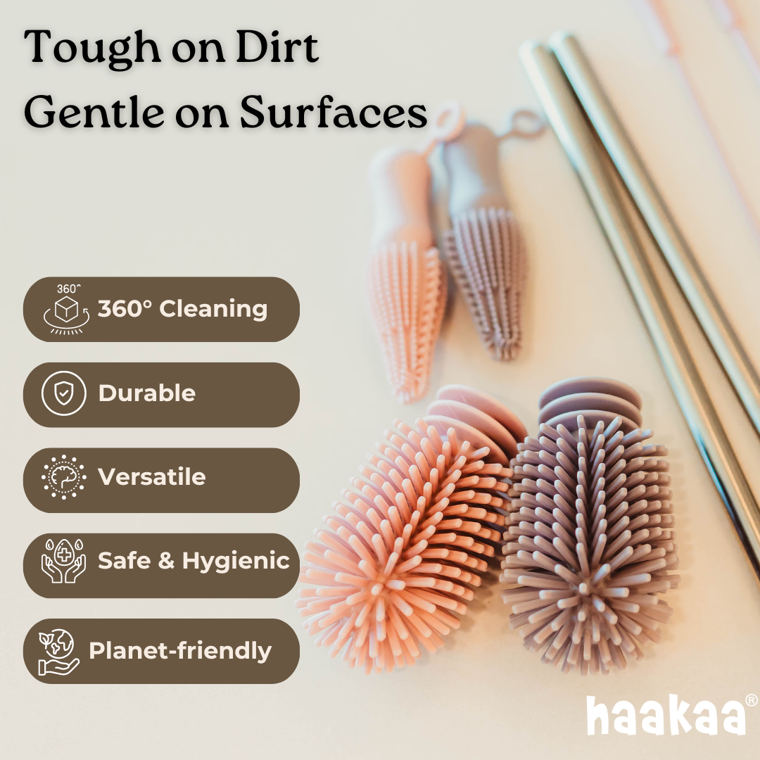 Haakaa Silicone Cleaning Brush Kit