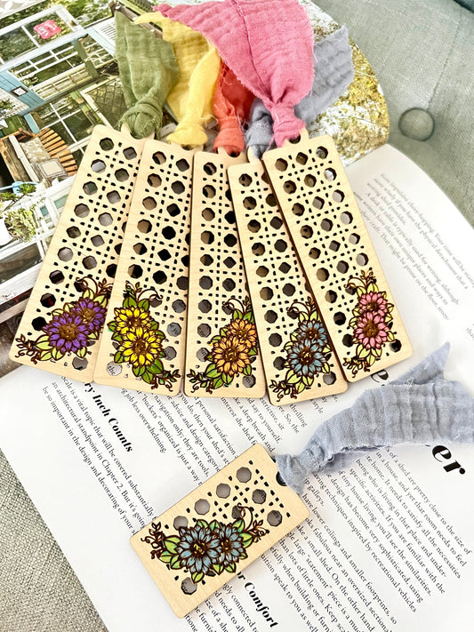 Laser Cut Rattan Design Bookmark