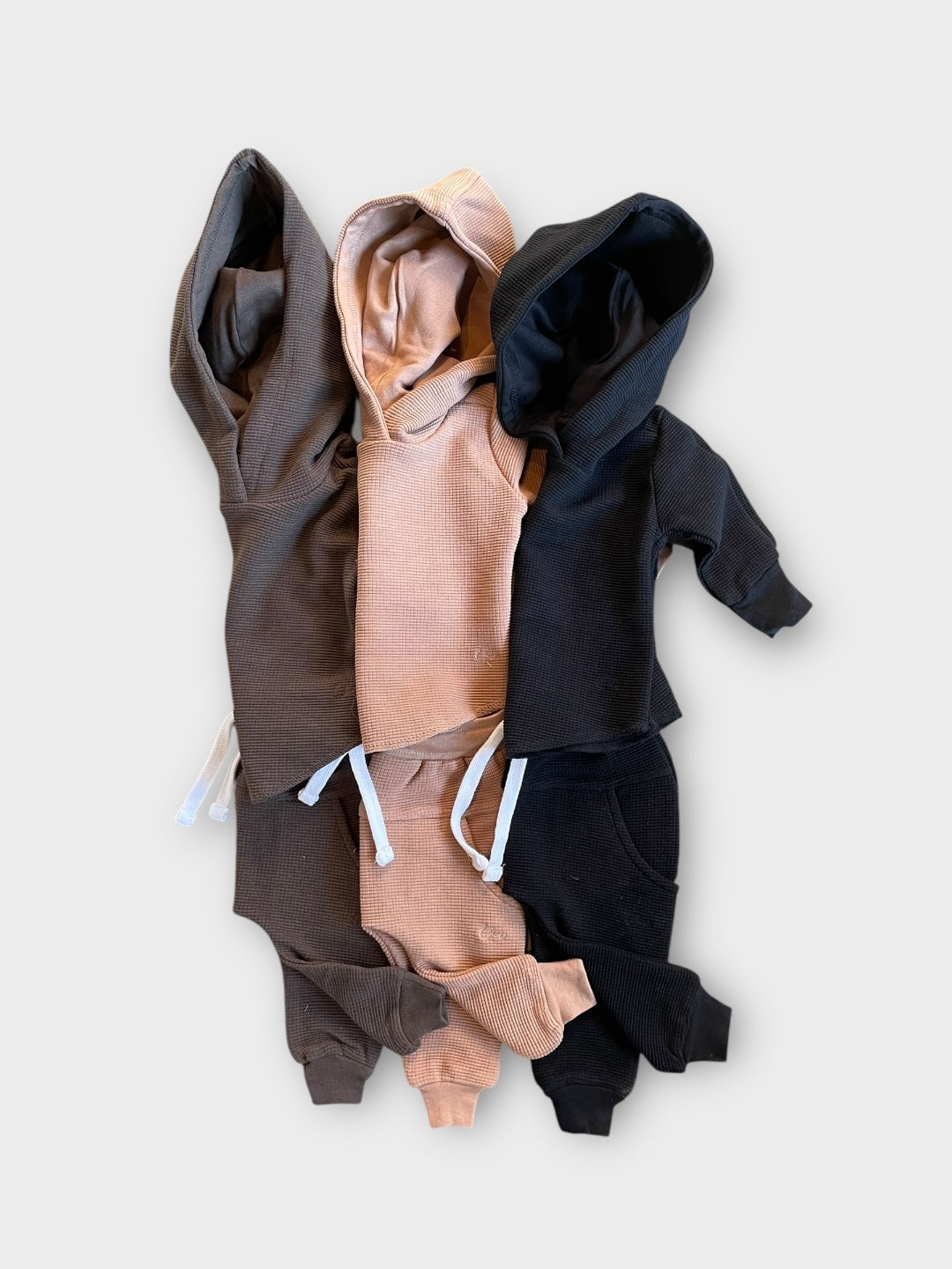 Umber Waffle Knit Joggers