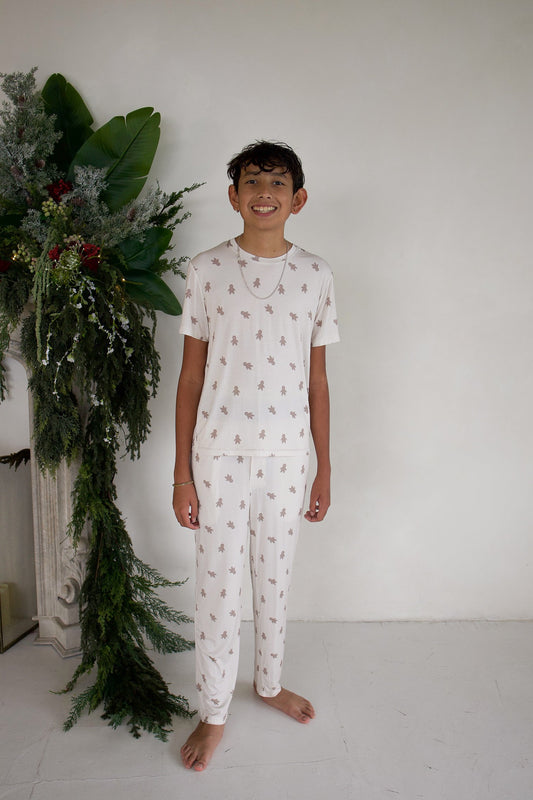 Youth Straight Leg Bamboo Pajamas | Gingersnap