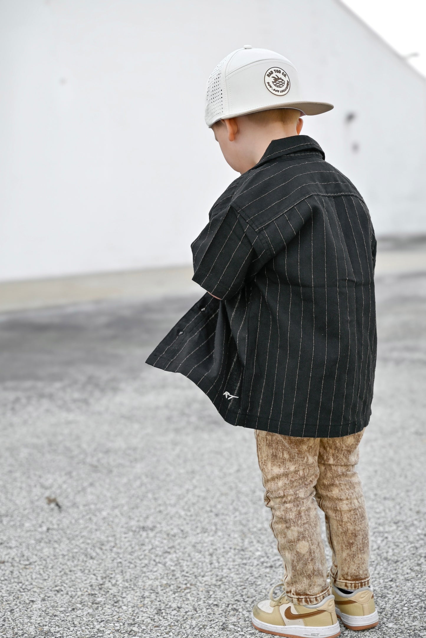 COASTAL BUTTON UP - BLACK