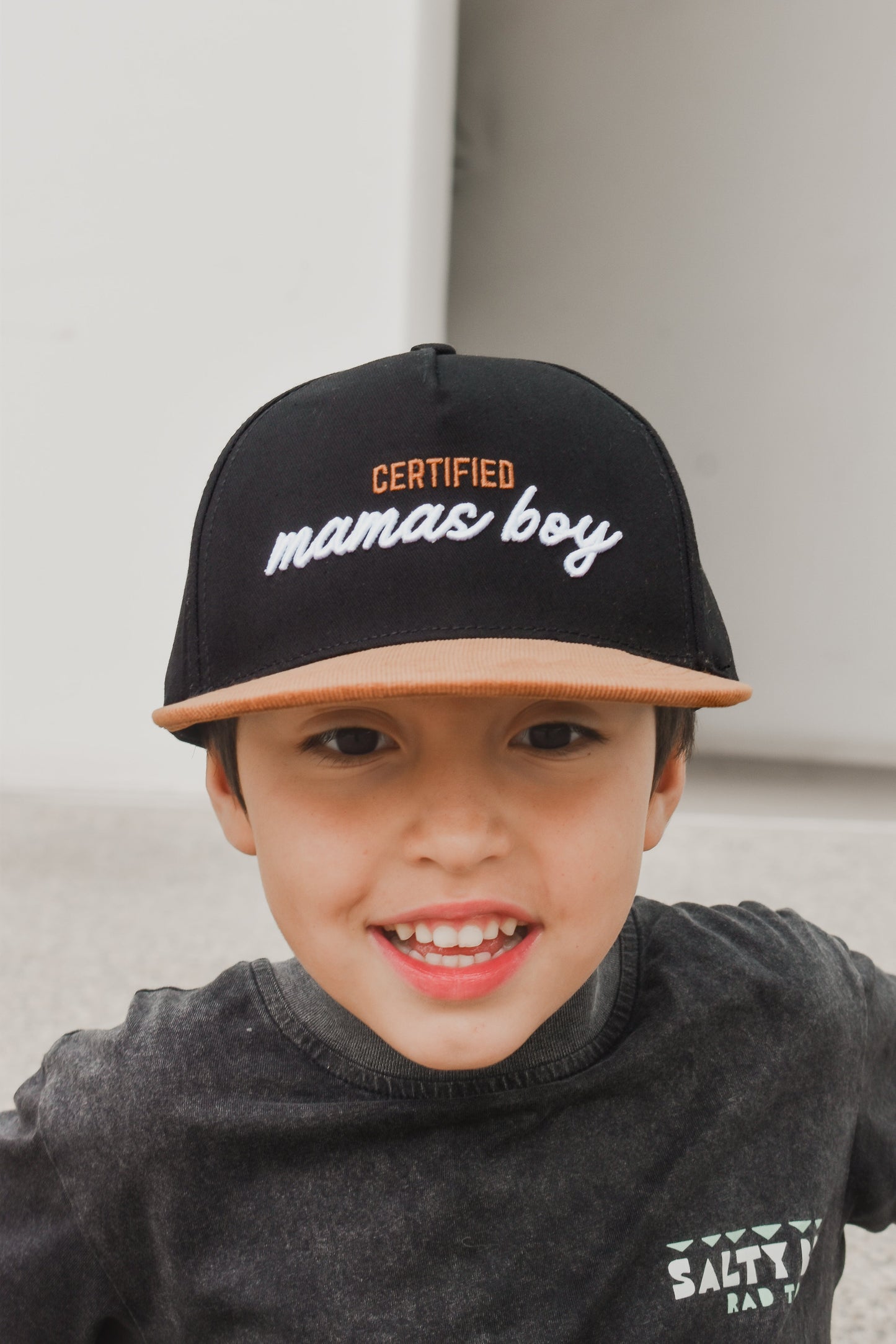 CERTIFIED MAMAS BOY TODDLER SNAPBACK - ONYX