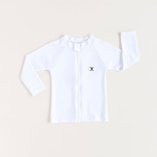 UPF 50 RASHGUARD - WHITE