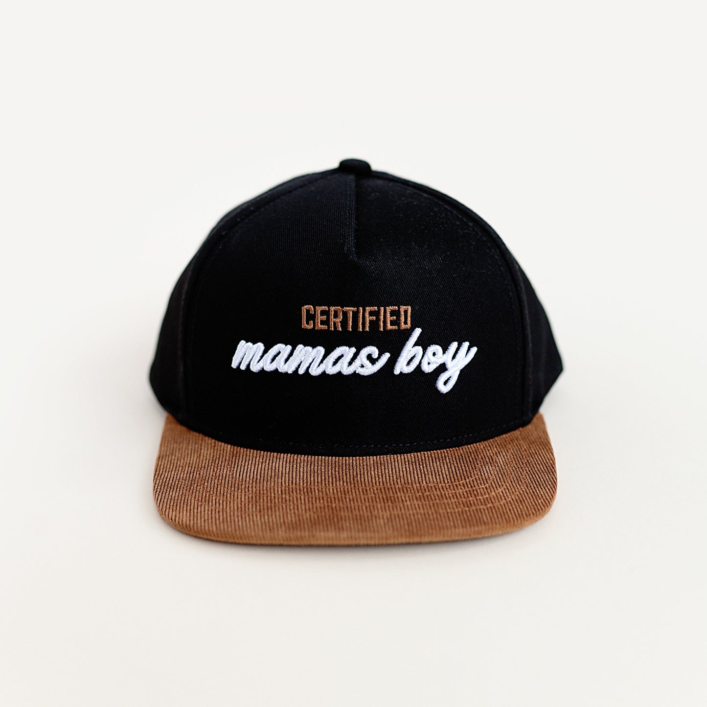 CERTIFIED MAMAS BOY TODDLER SNAPBACK - ONYX