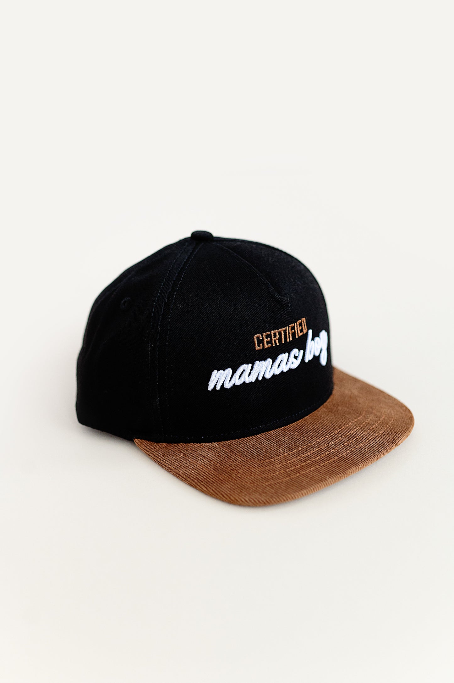 CERTIFIED MAMAS BOY TODDLER SNAPBACK - ONYX