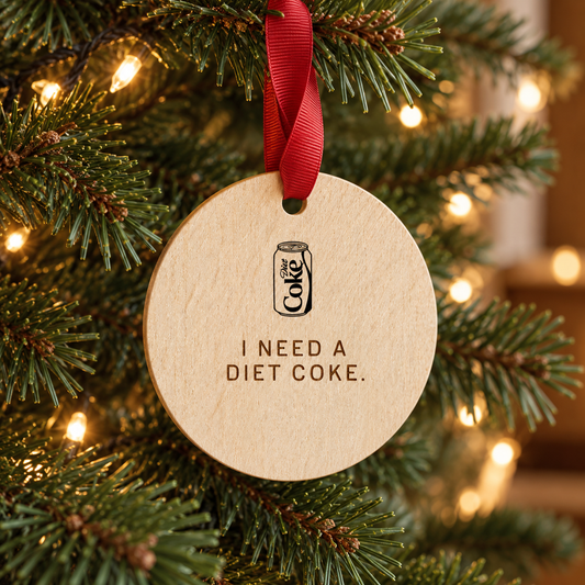 I Need a Diet Coke Ornament
