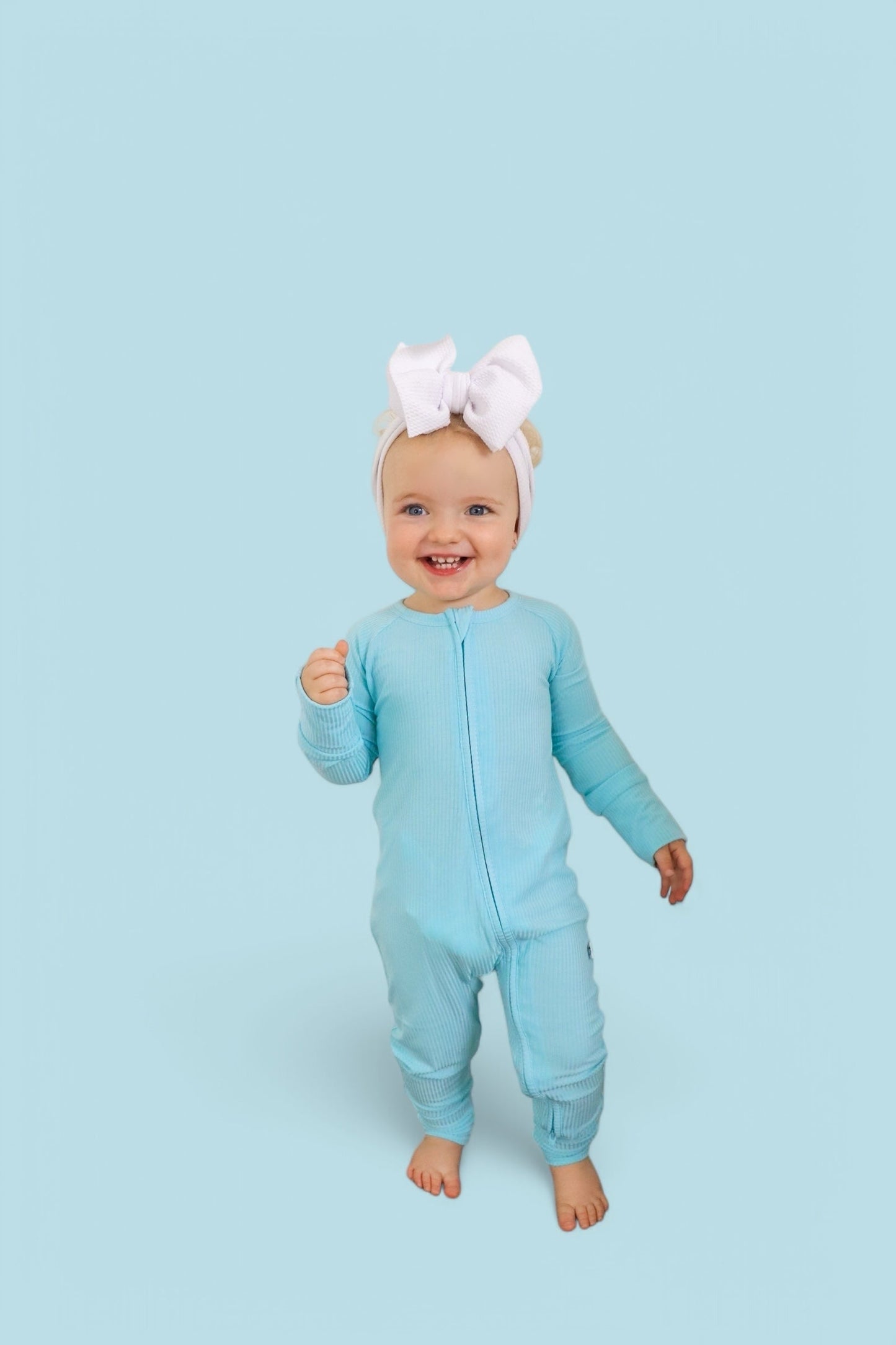 CAPRI BLUE RIB DREAM ROMPER