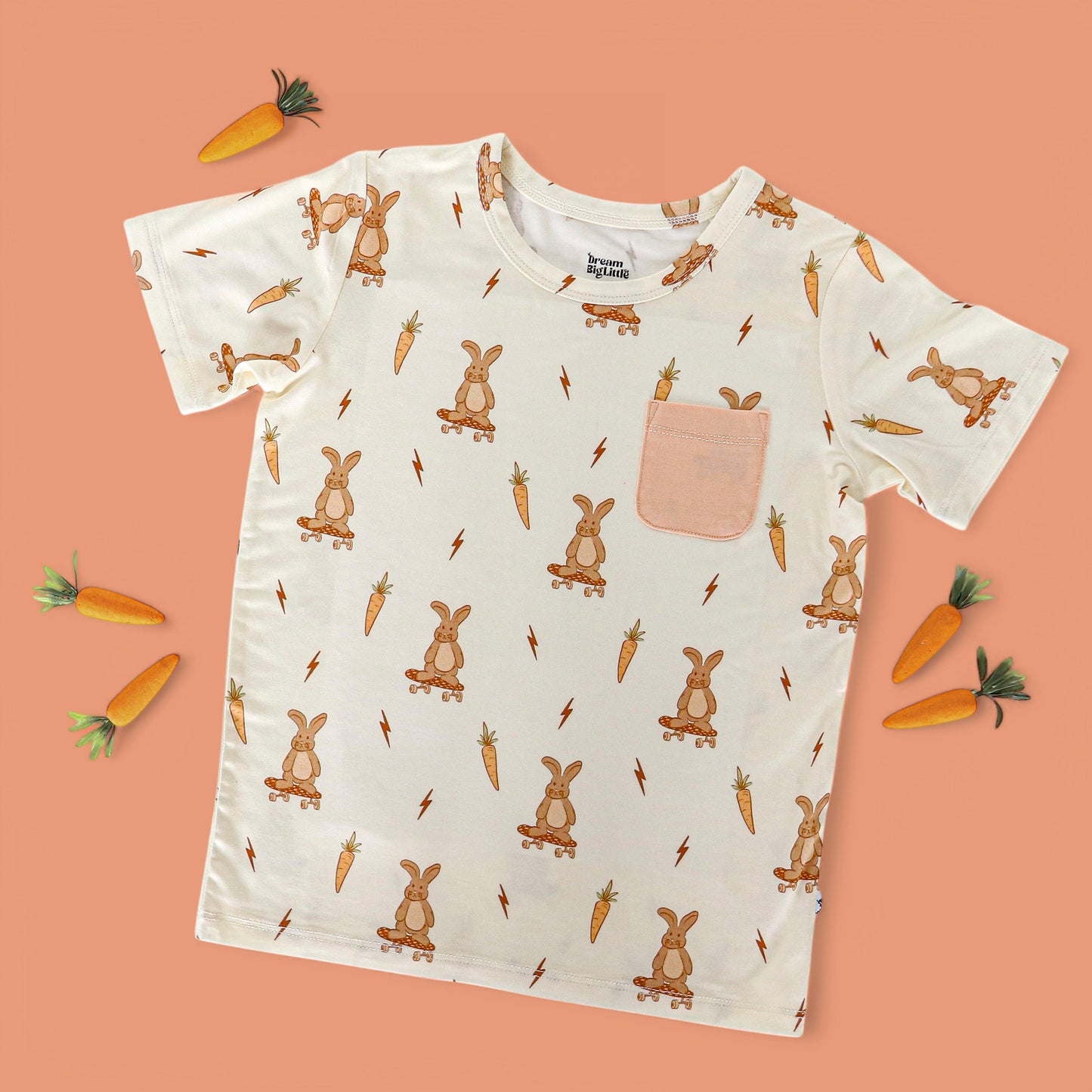 ROLLIN' RABBITS DREAM POCKET TEE