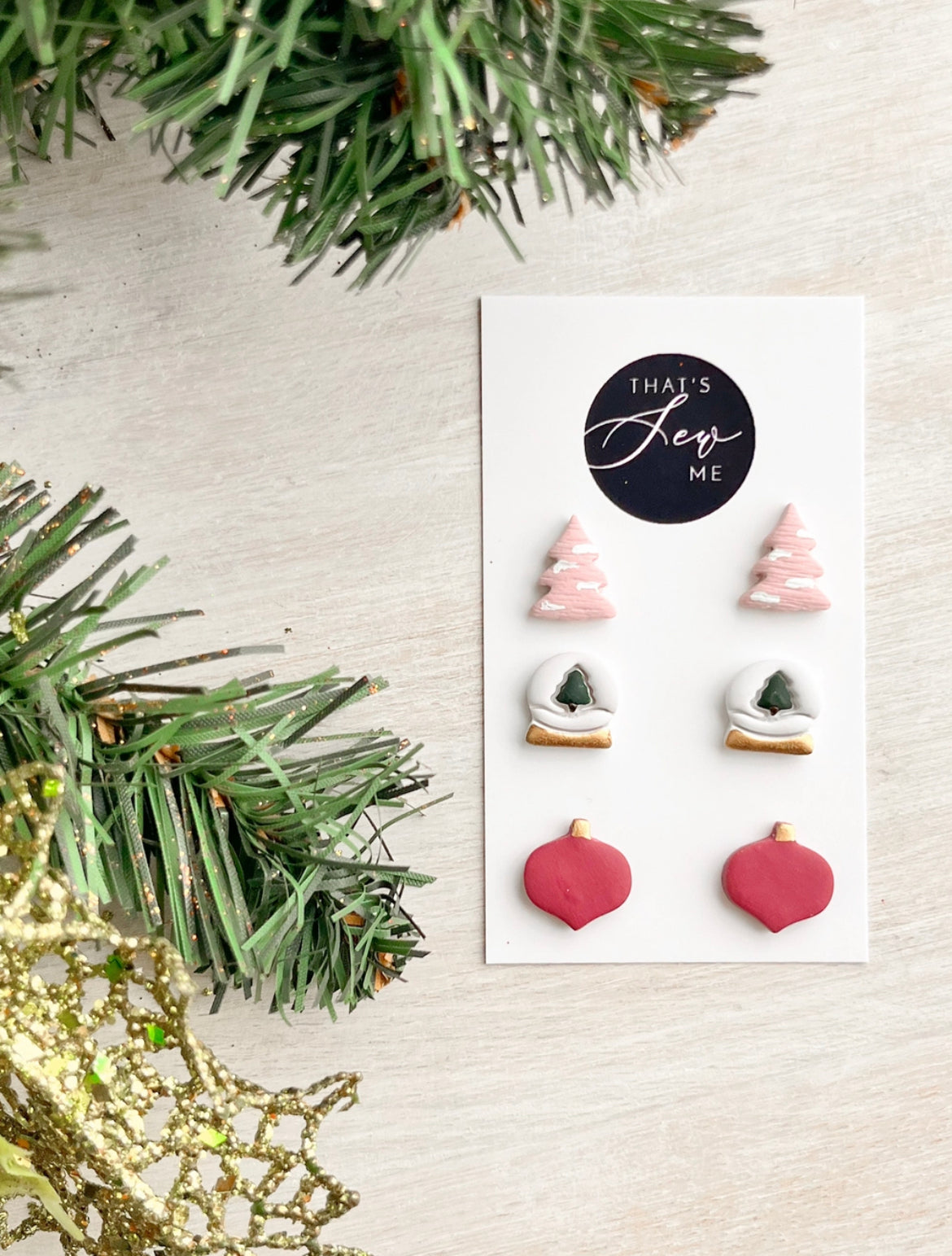 Polymer Clay Earring Trios | Christmas Limited Edition