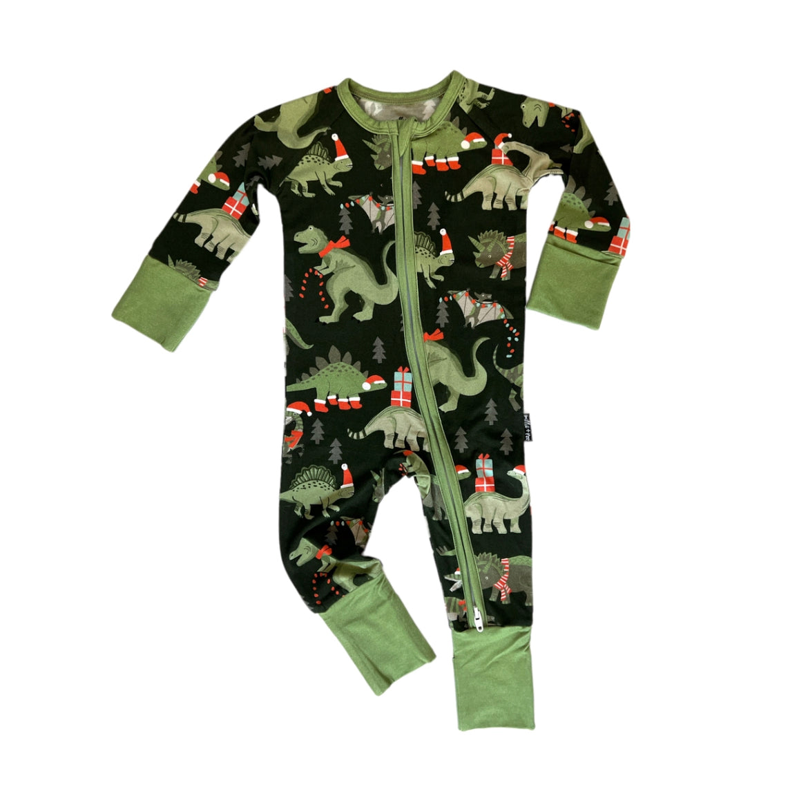 Dino-Klaus | Bamboo Zip Romper | Limited Edition