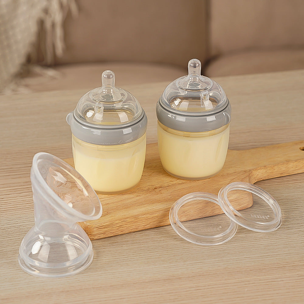 Haakaa Gen 3 Silicone Breast Pump and Bottle Pack 160 ml/6 oz