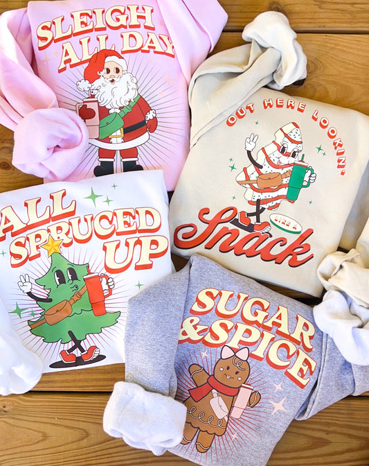 Preppy Christmas Sweatshirt