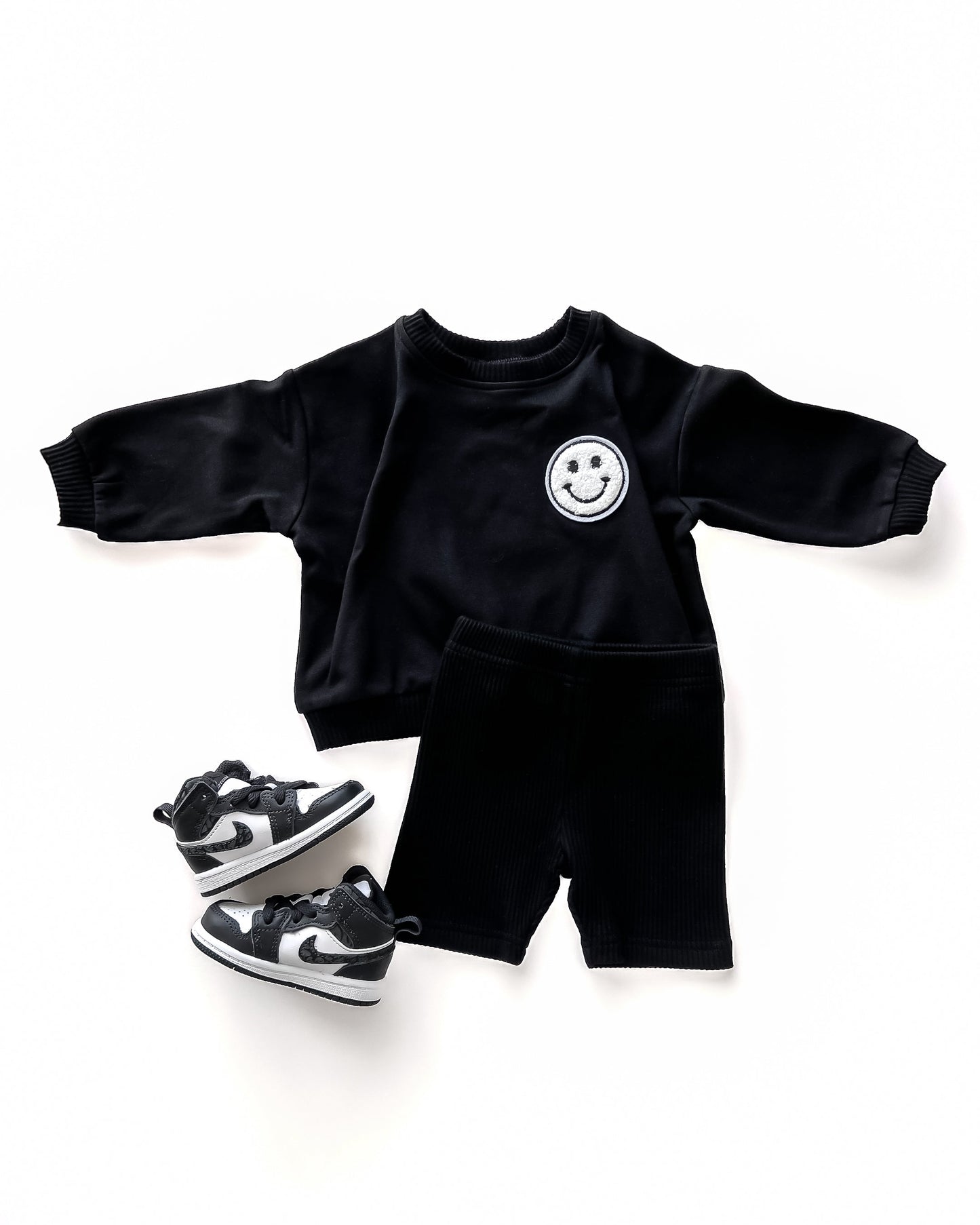 Biker Shorts Set | Black