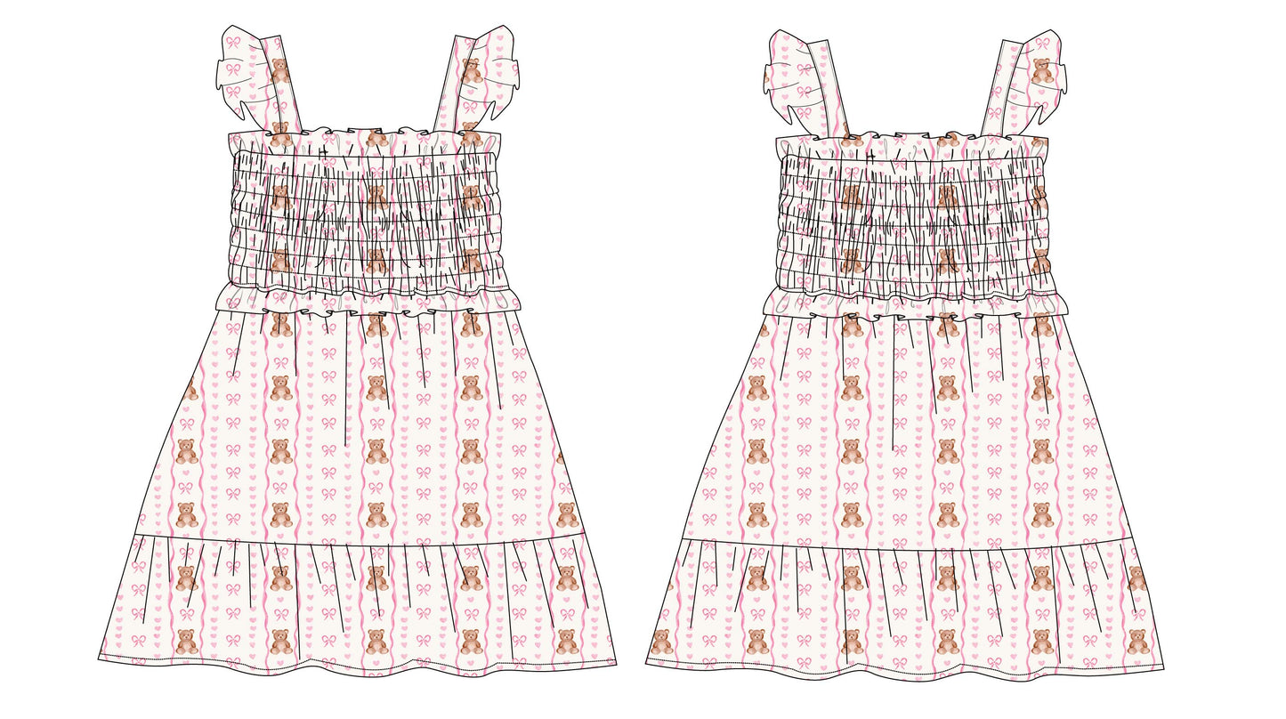 Cherie - Smocked Dress