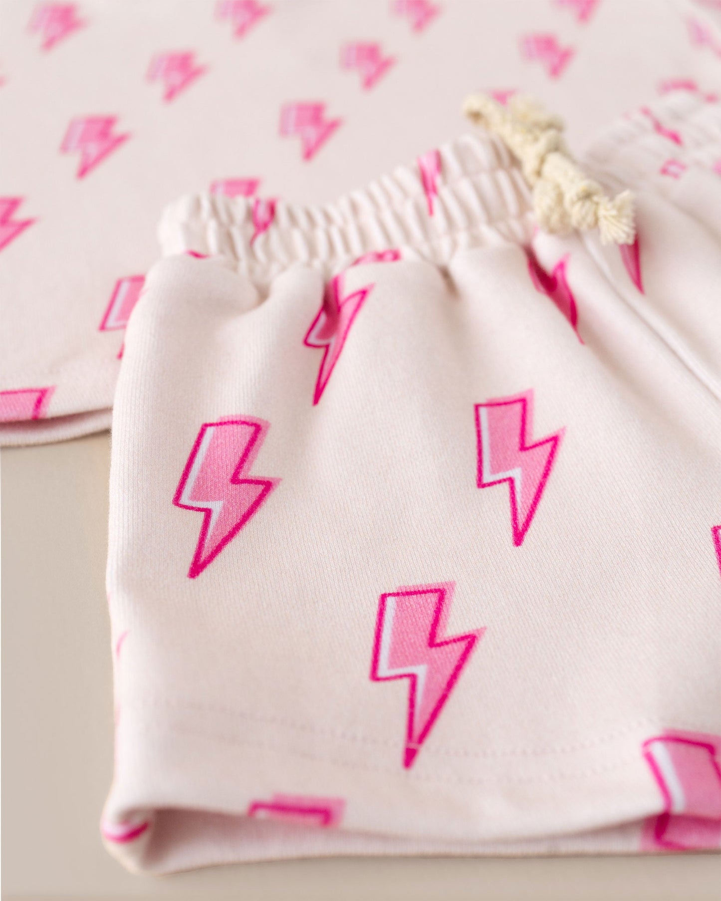 Shorts Set | Pink Bolts
