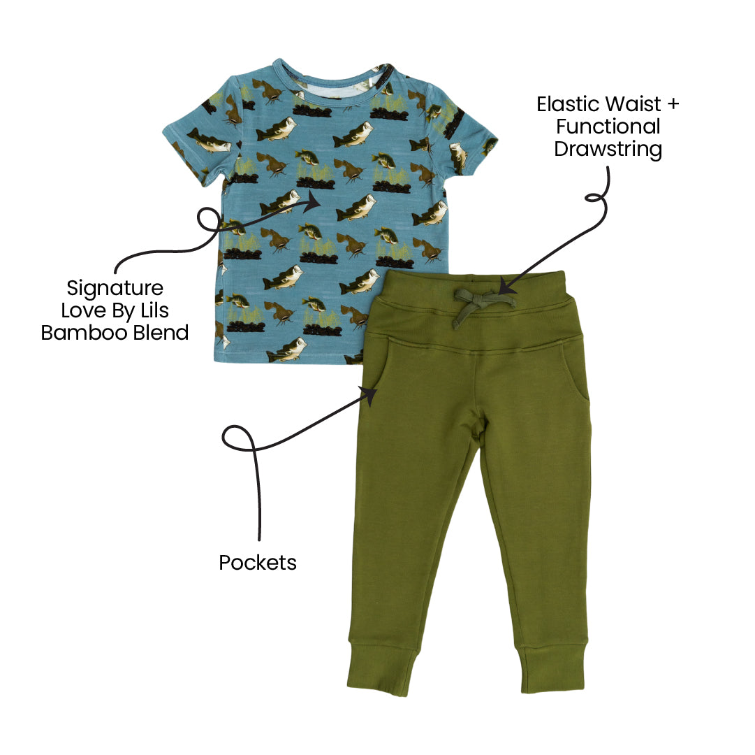 Malakai Bamboo Tee + Jogger Set