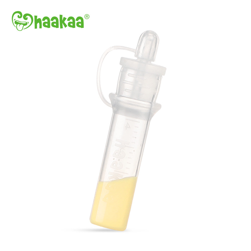 Haakaa Silicone Colostrum Collector Set 4 ml, 6 PK (Pre-Sterilized)