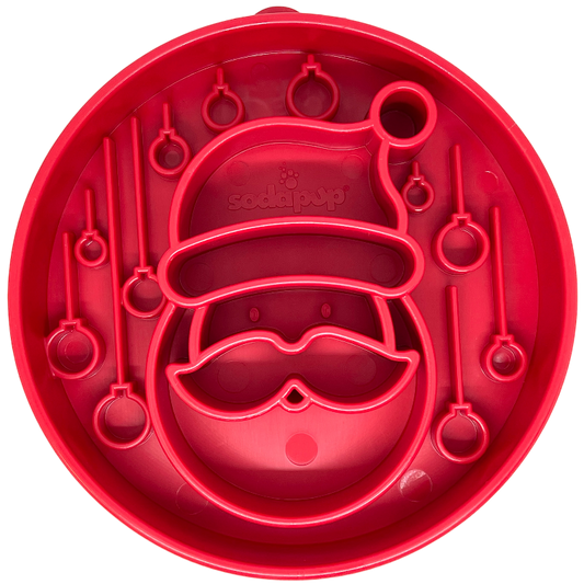 Santa Design eBowl Enrichment Slow Feeder Bowl for Dogs