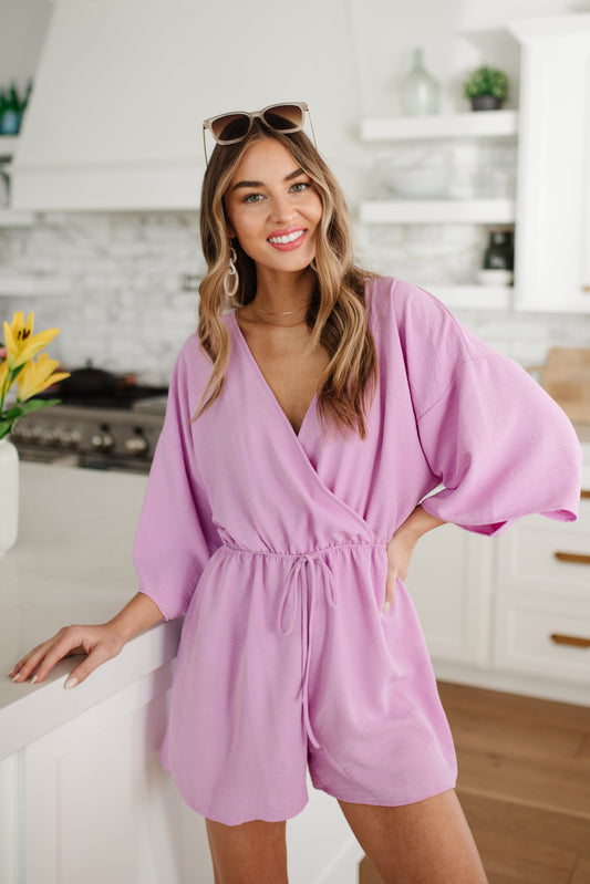 Purple Promise Romper