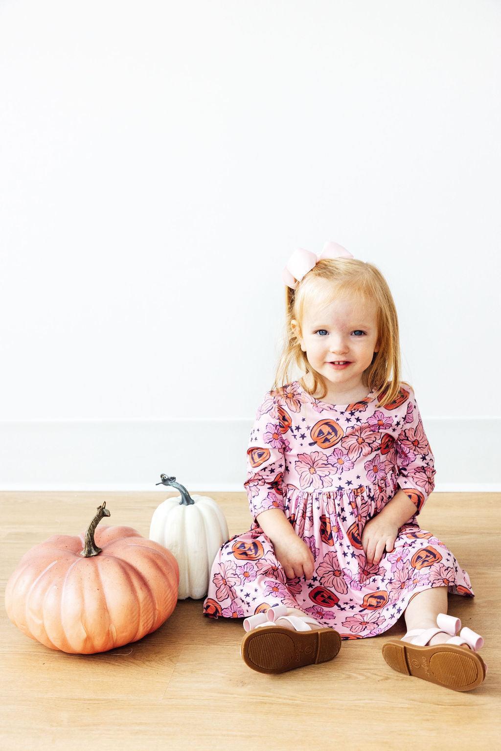 SALE Here for the Candy 3/4 Sleeve Pocket Twirl Dress