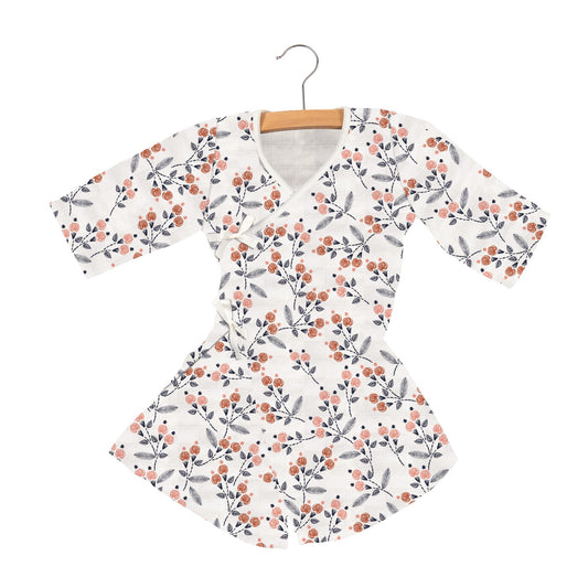 Dahlia Floral Bamboo Newcastle Mini Robe