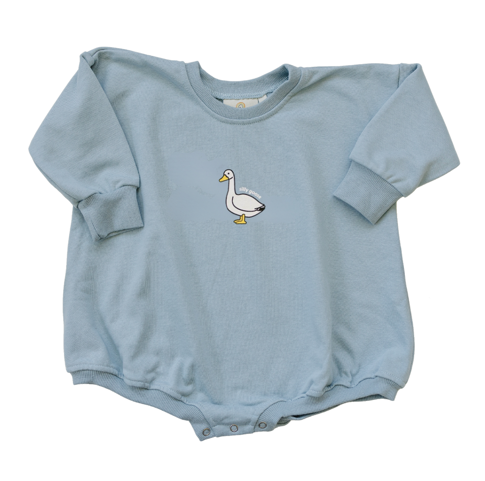 Silly Goose Sweatshirt Romper - more colors