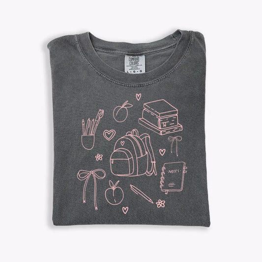 Back to School Doodles Teacher or Faculty Tee