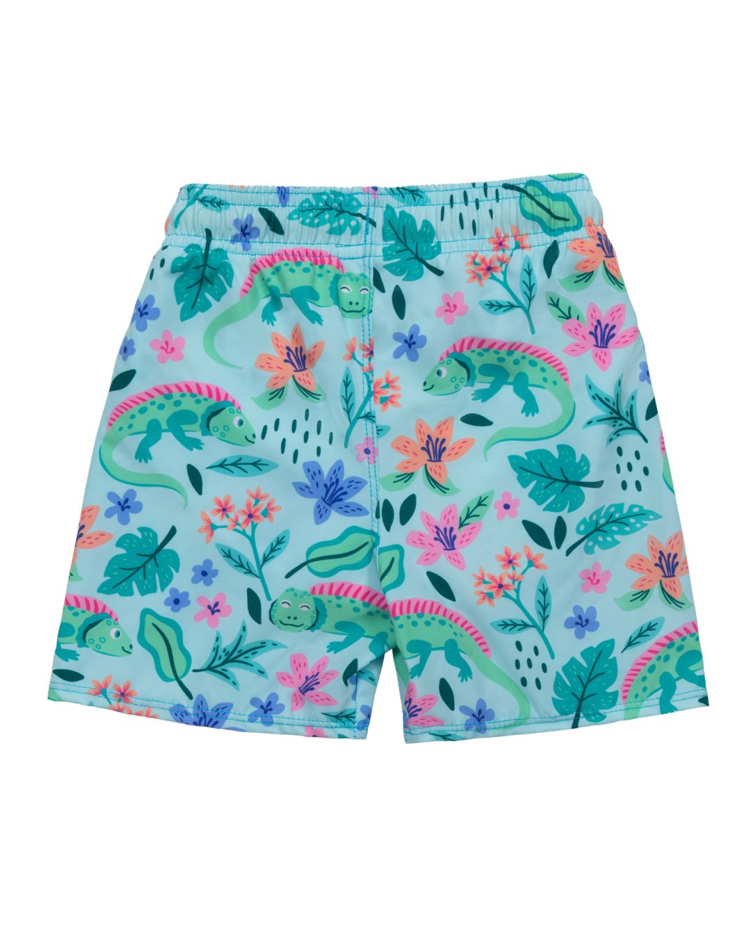 Tropical Iguanas Boys Swim Trunks