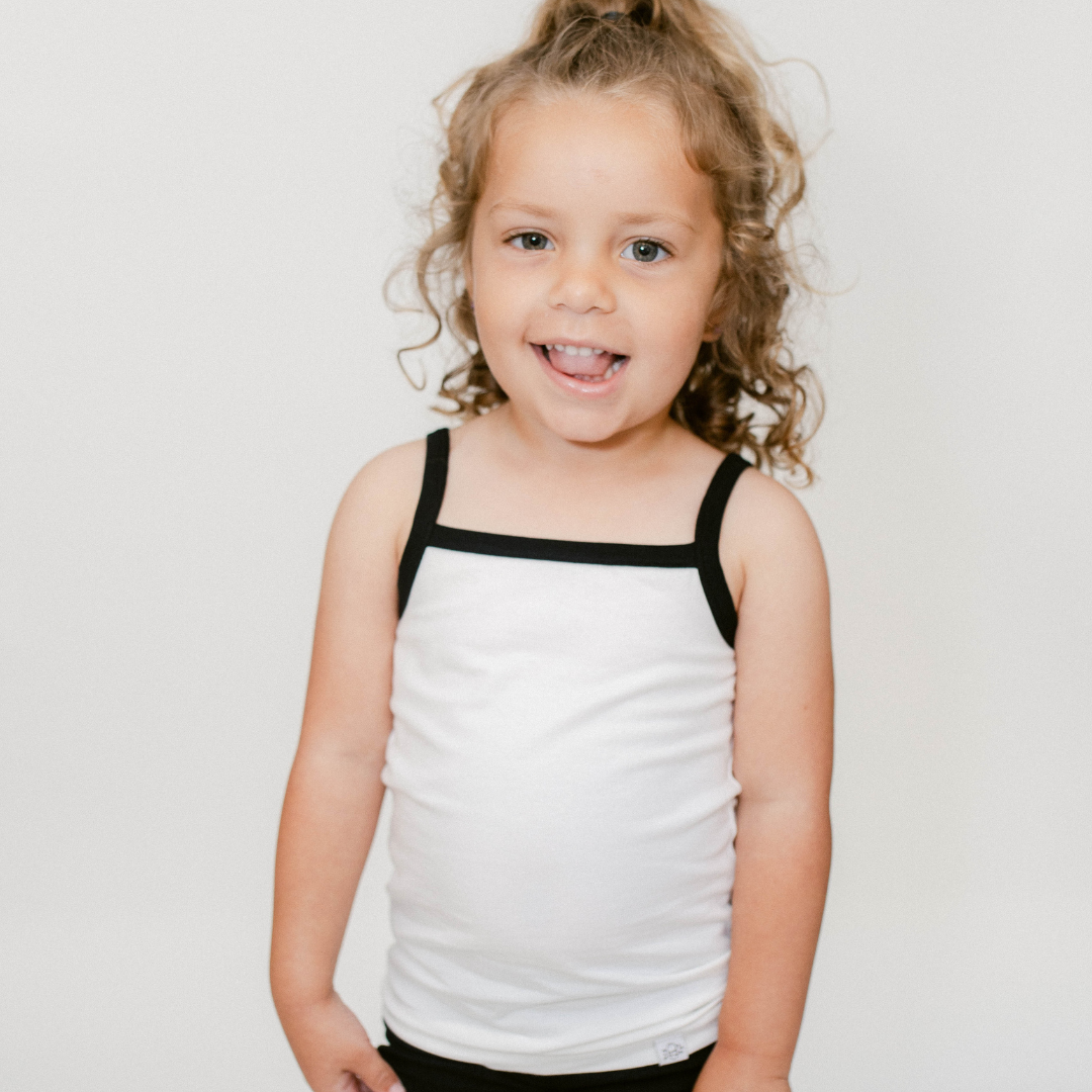 Strappy Tank in White