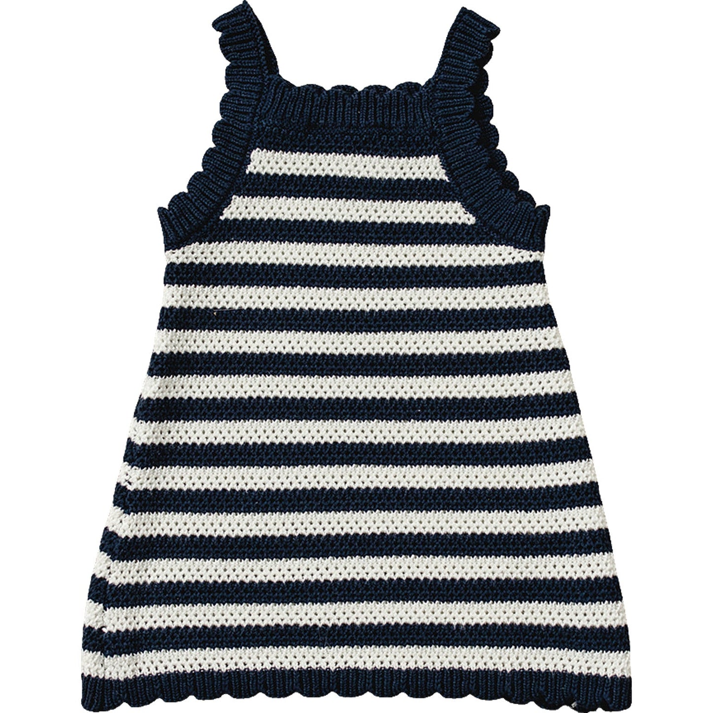 Navy Stripe Knit Tank Dress