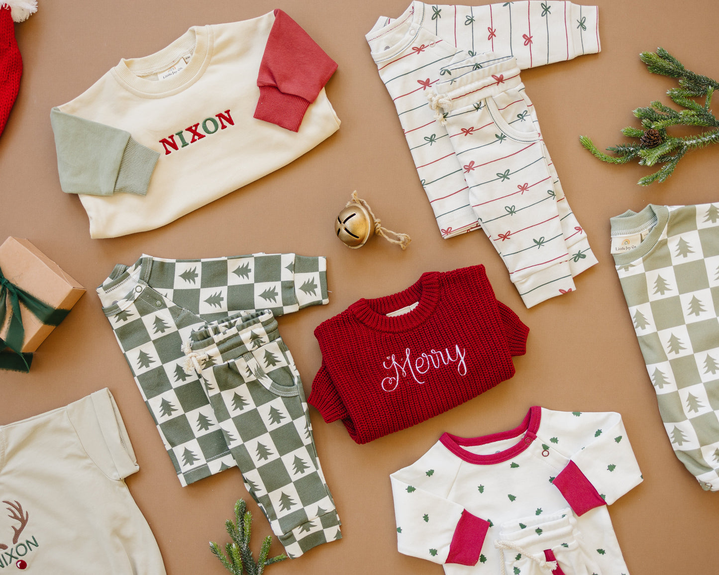 Tiny Trees Christmas Organic Cotton Lounge Set