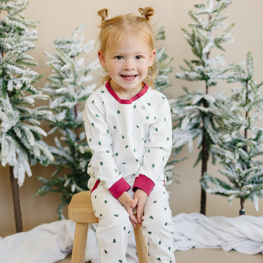 Tiny Trees Christmas Organic Cotton Lounge Set