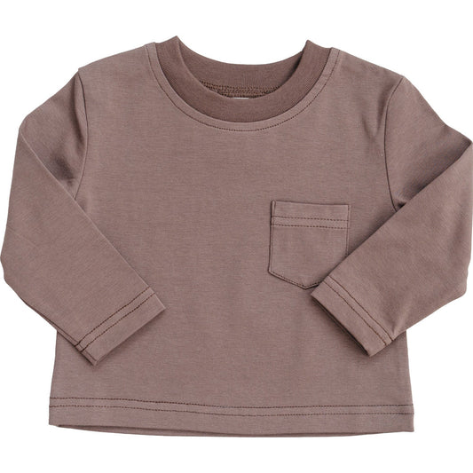Brown Long Sleeve Tee