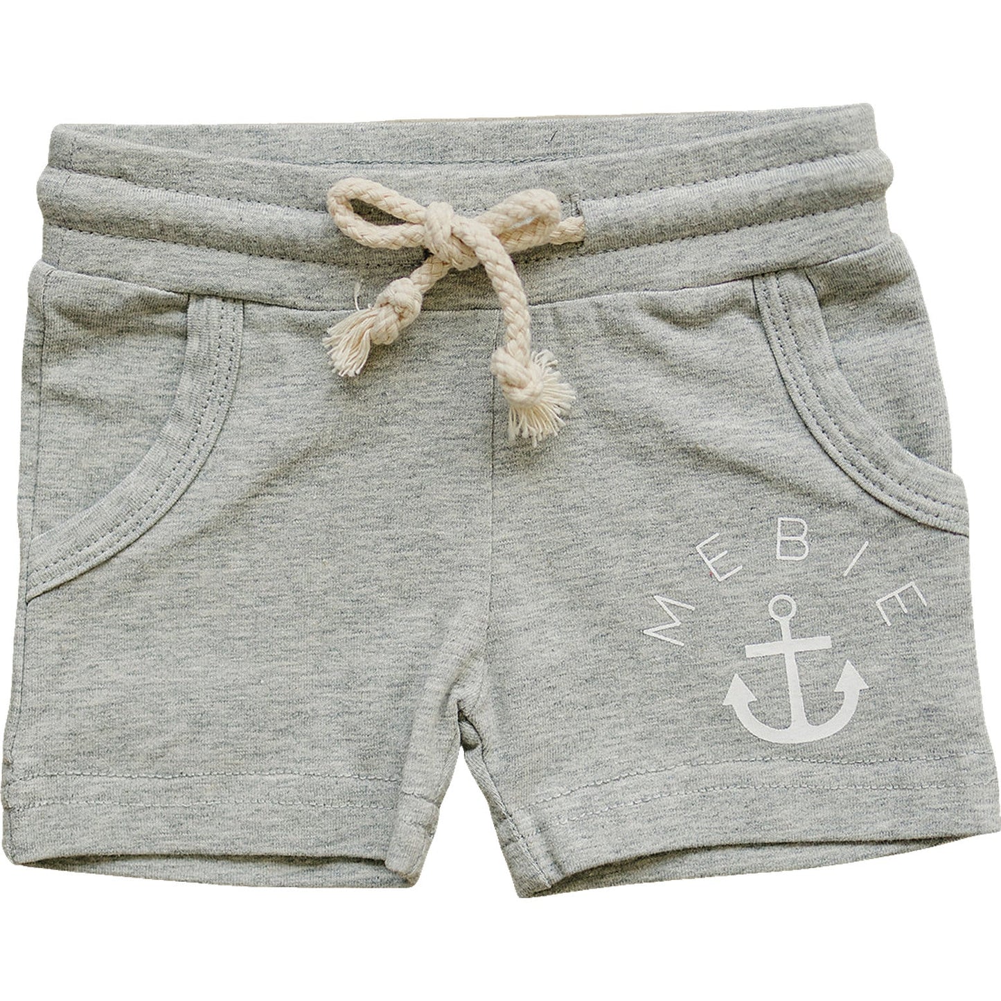 Heather Grey Pocket Cotton Shorts