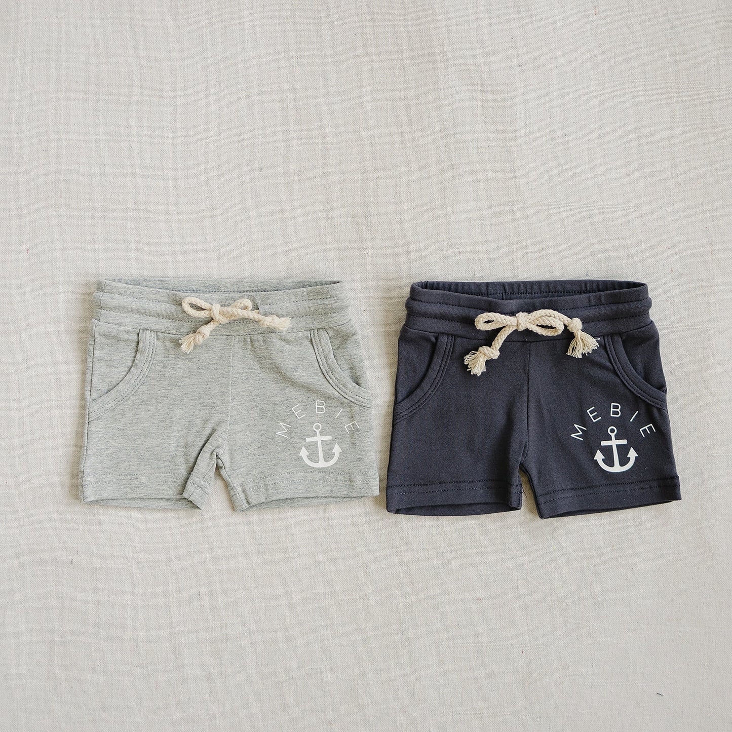 Slate Pocket Cotton Shorts