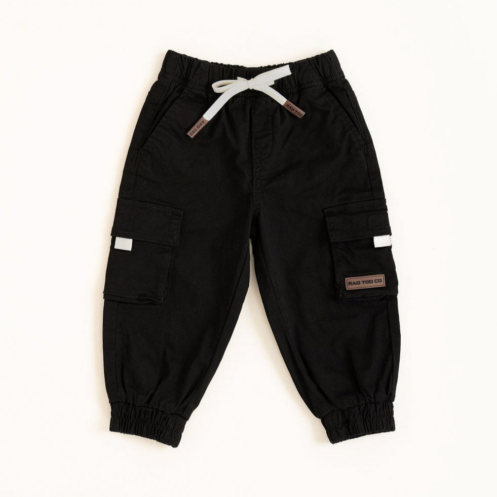 KNOX CARGO PANTS - BLACK