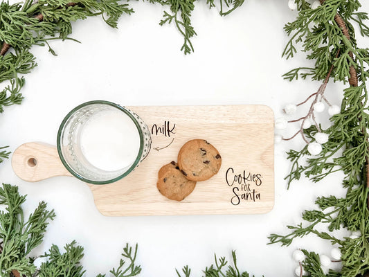 Cookies + Milk Santa Board - Doorbuster