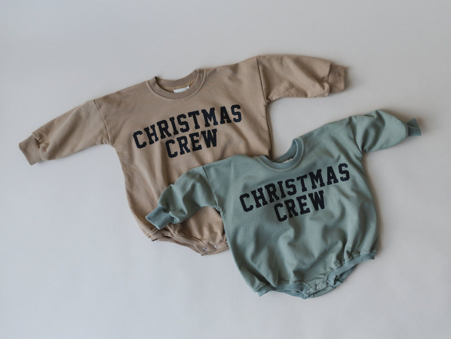 Christmas Crew Sweatshirt Romper - more colors