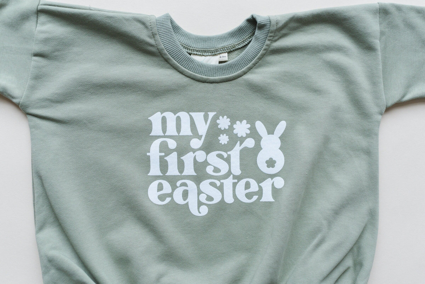 My First Easter Oversized Sweatshirt Romper - more colors