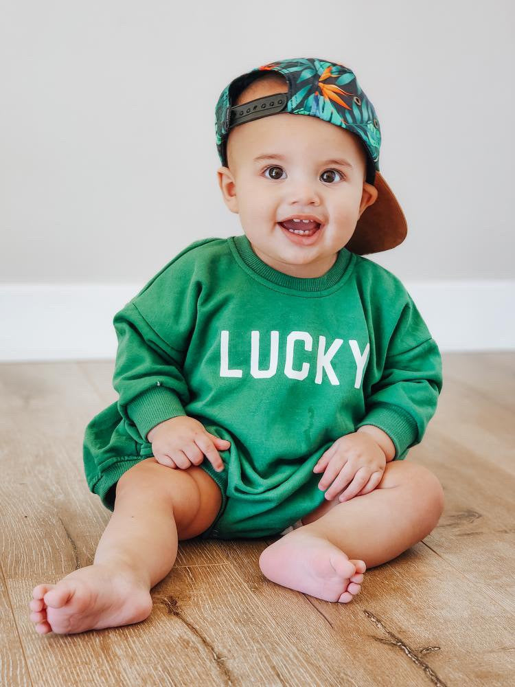 Lucky Sweatshirt Romper - more colors