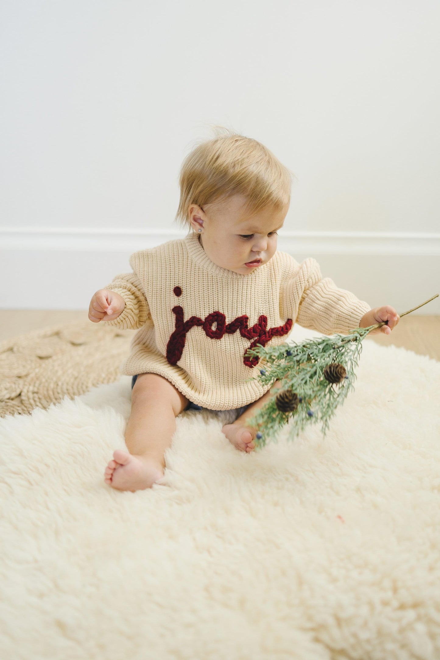 Joy Hand Embroidered Sweater