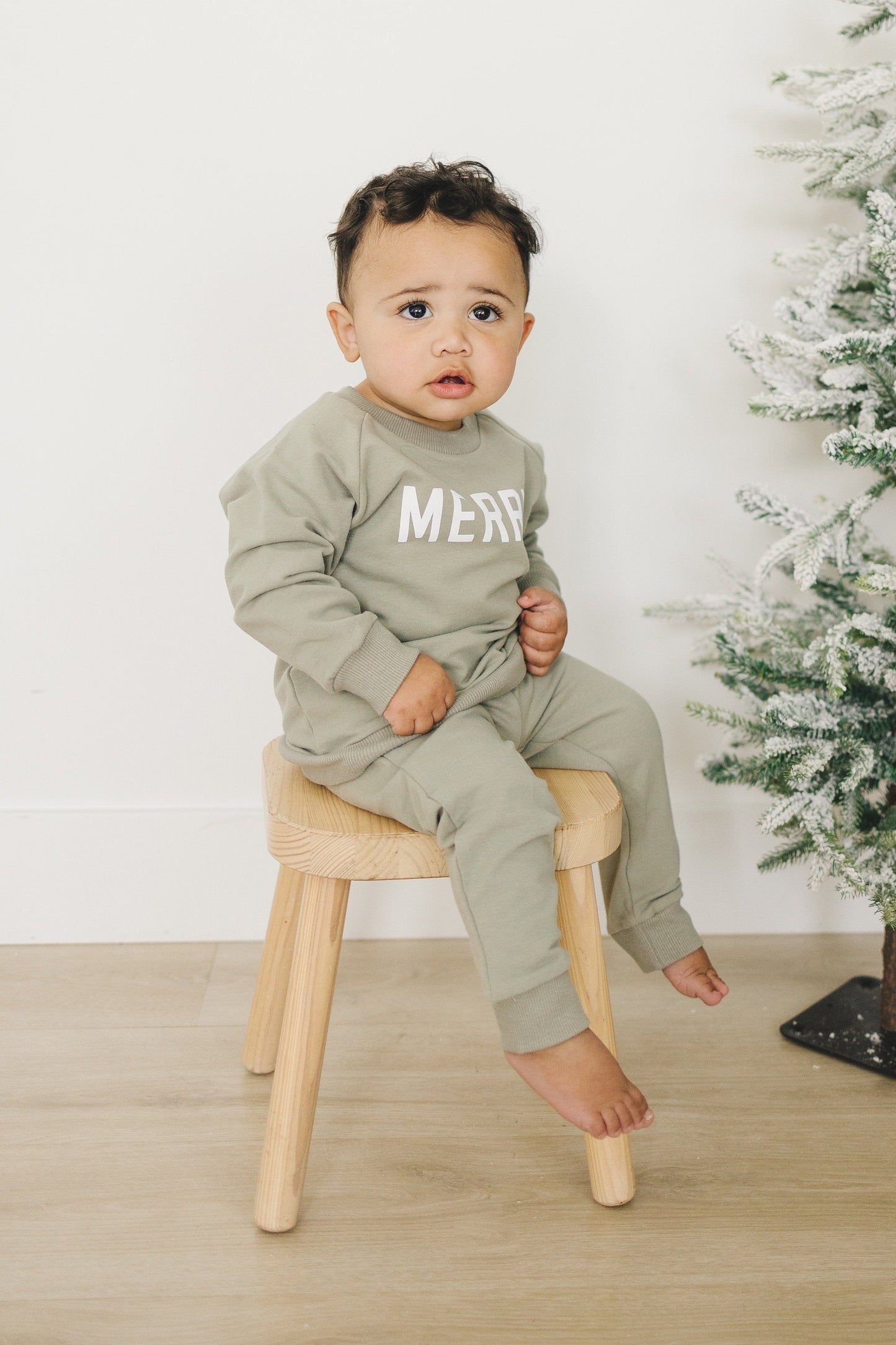 Merry Graphic Organic Cotton 2pc Jogger Set