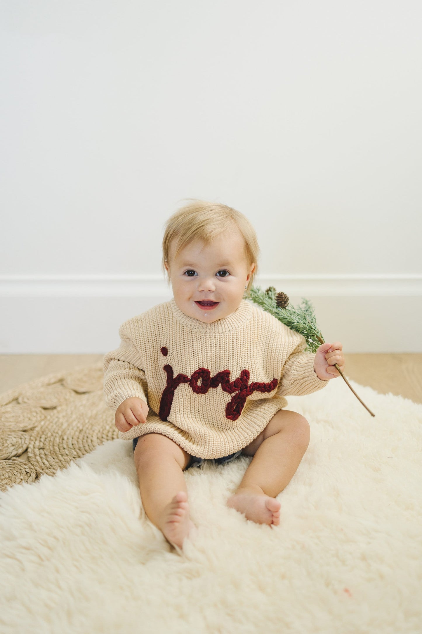 Joy Hand Embroidered Sweater