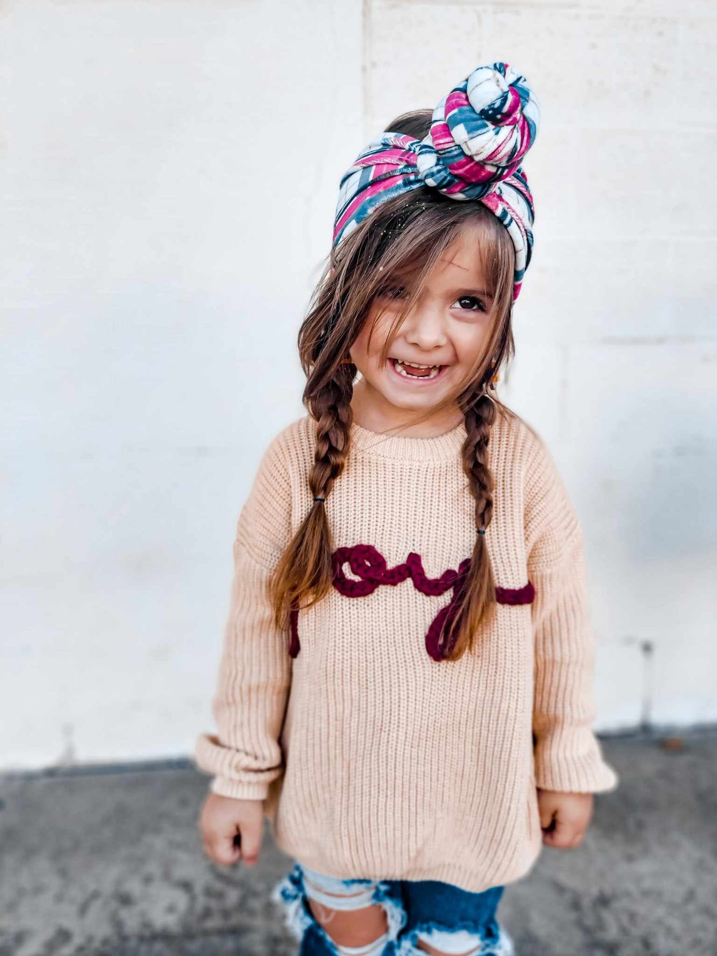 Joy Hand Embroidered Sweater