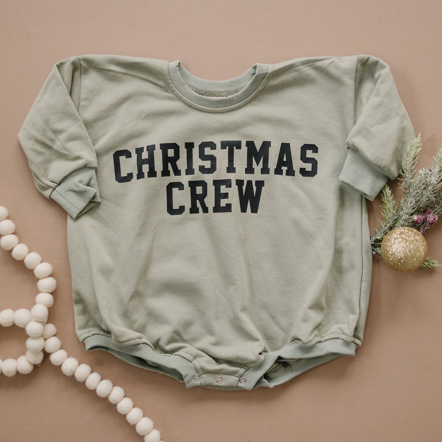 Christmas Crew Sweatshirt Romper - more colors