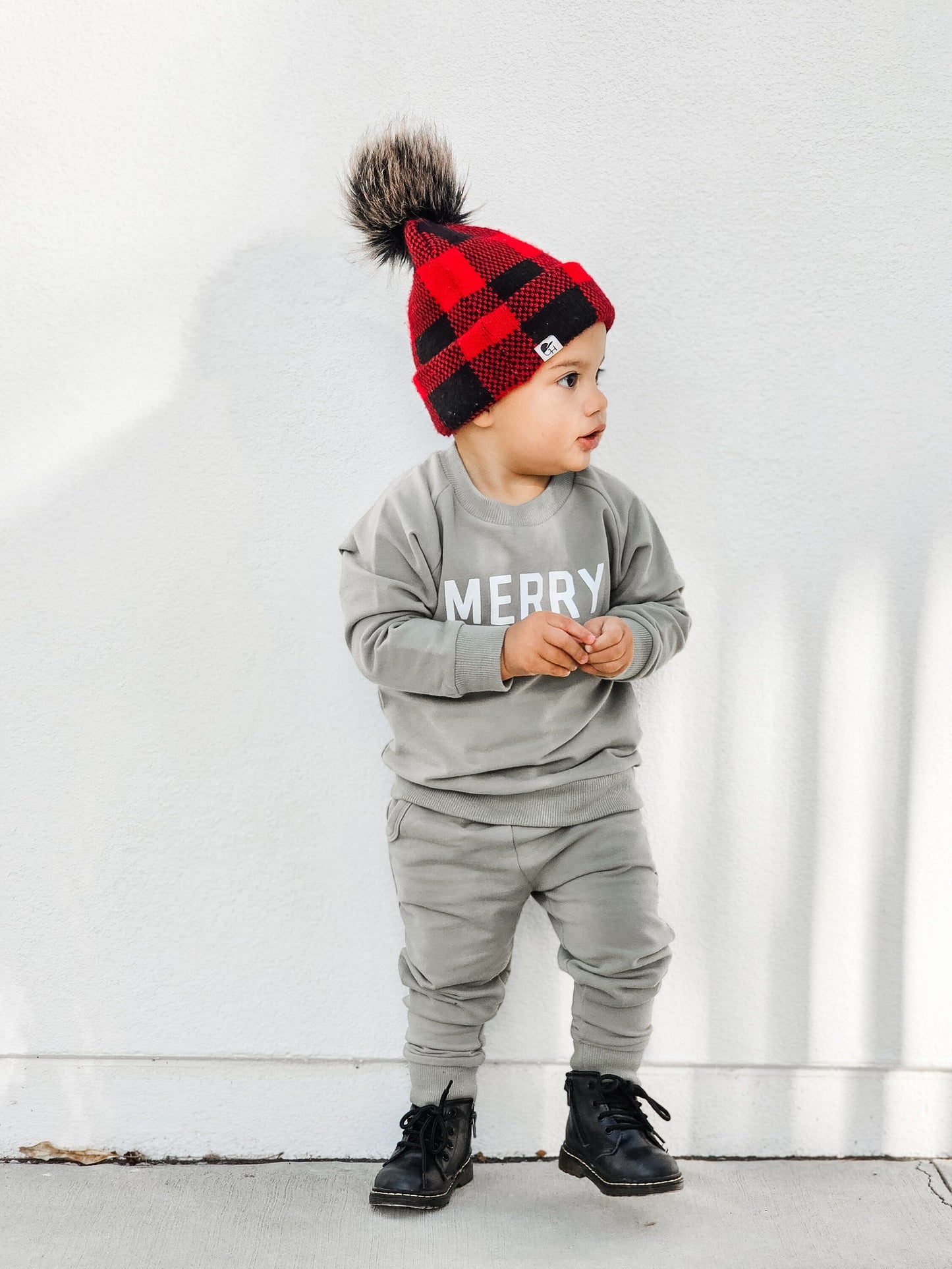 Merry Graphic Organic Cotton 2pc Jogger Set