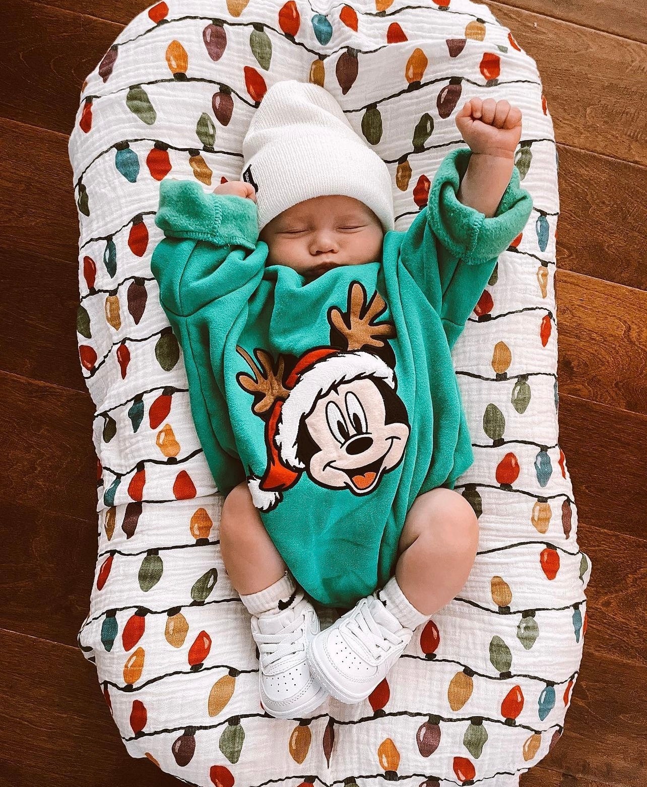 Christmas Mickey Romper *READY TO SHIP*